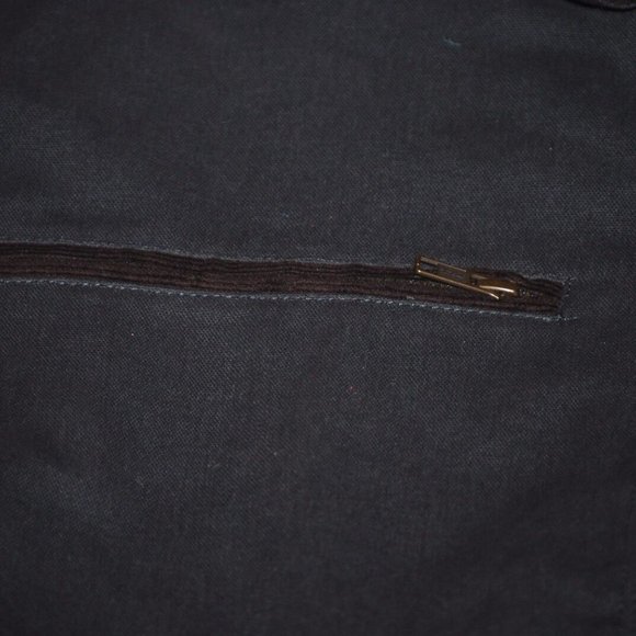 2022 NFL DENVER BRONCOS "DB WORKWEAR" WORKMAN JACKET MED HEAVY CANVAS BLUE - Picture 3 of 12